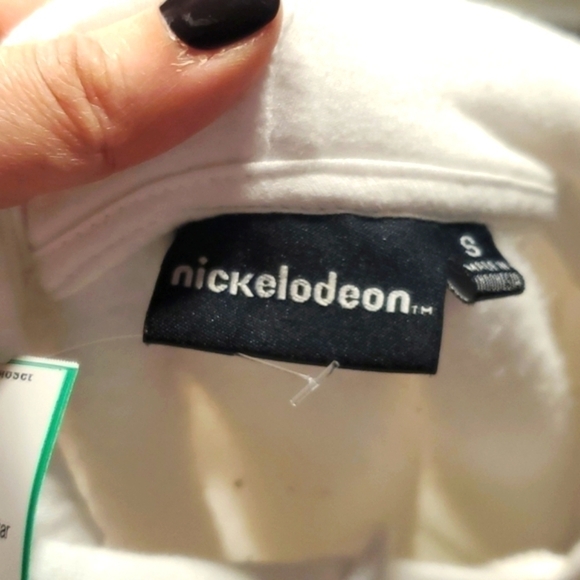 Nickelodeon SpongeBob Squarepants White Hoodie Size Small - Picture 5 of 9